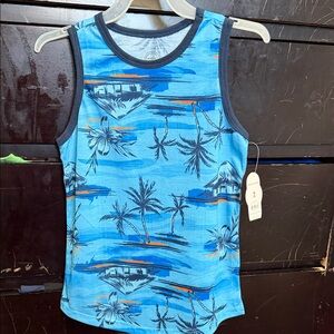 Wonder Nation Blue and Orange Tank Top